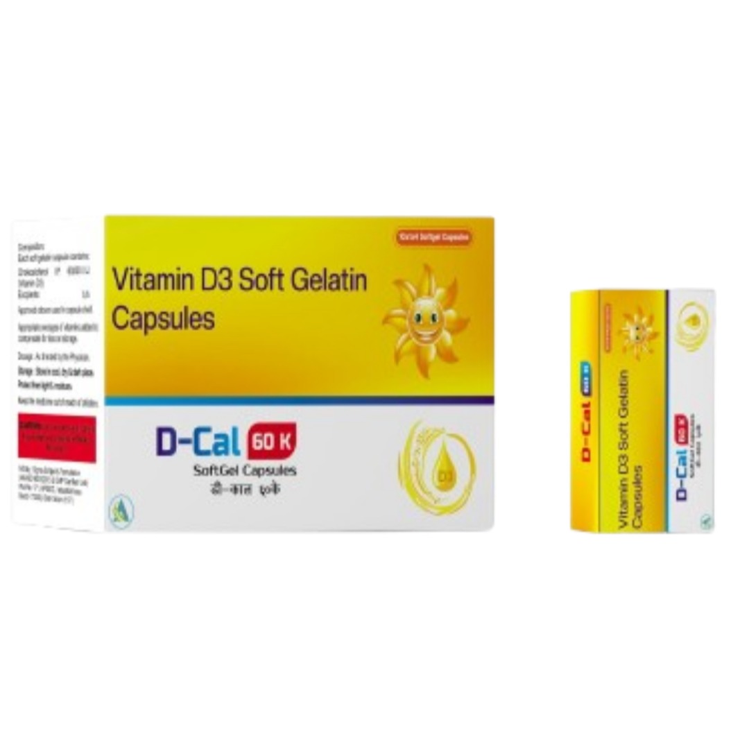 D Cal 60k Softgel Capsule